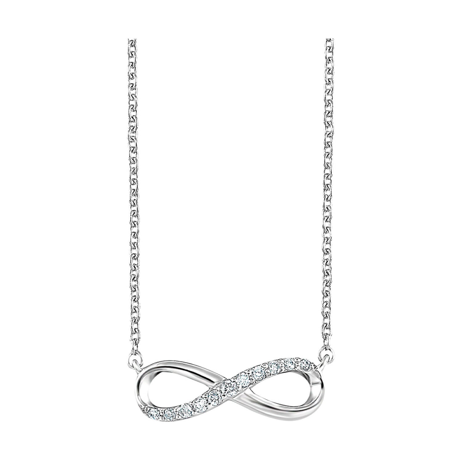 HOLIDAY GIFT GUIDE - 12a - sterling silver diamond infinity necklace