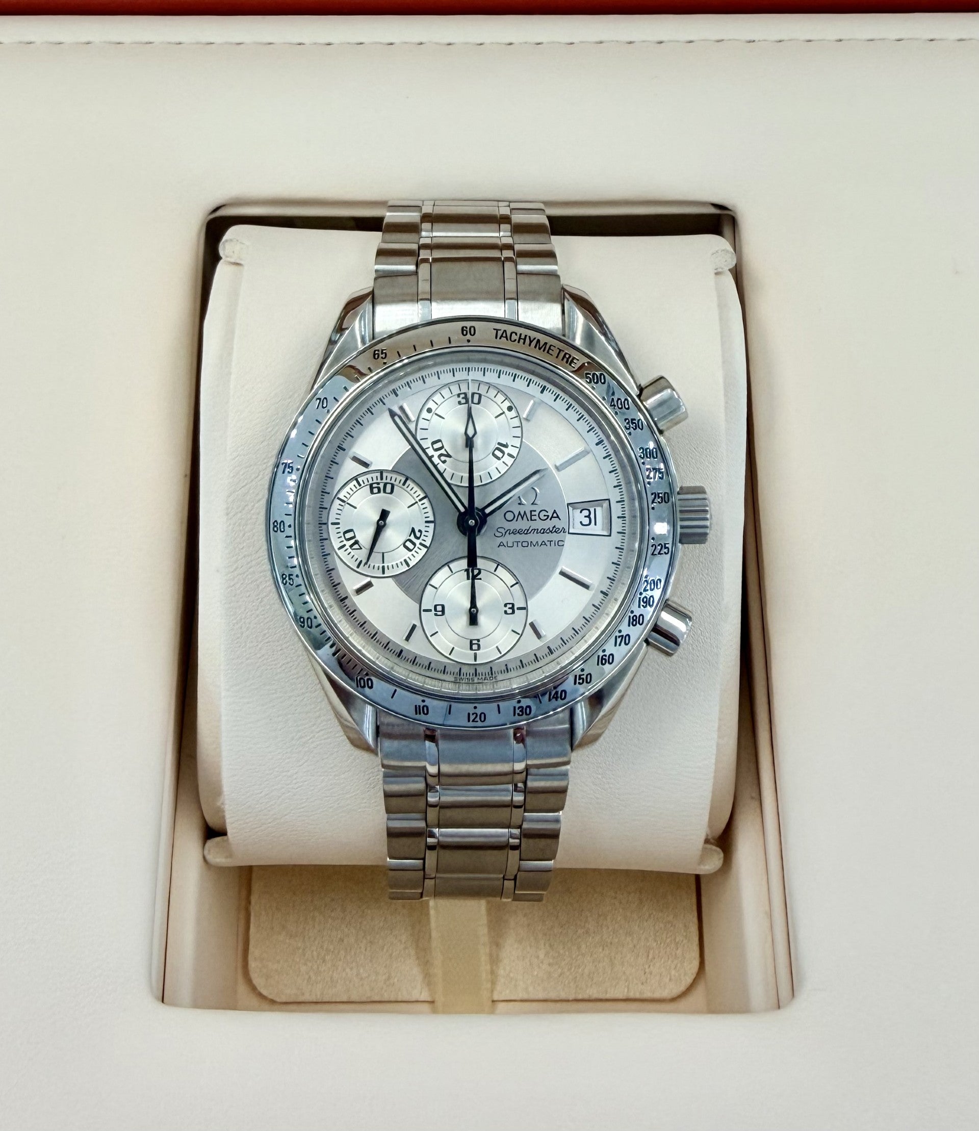Omega Speedmaster 39 mm Silver Dial