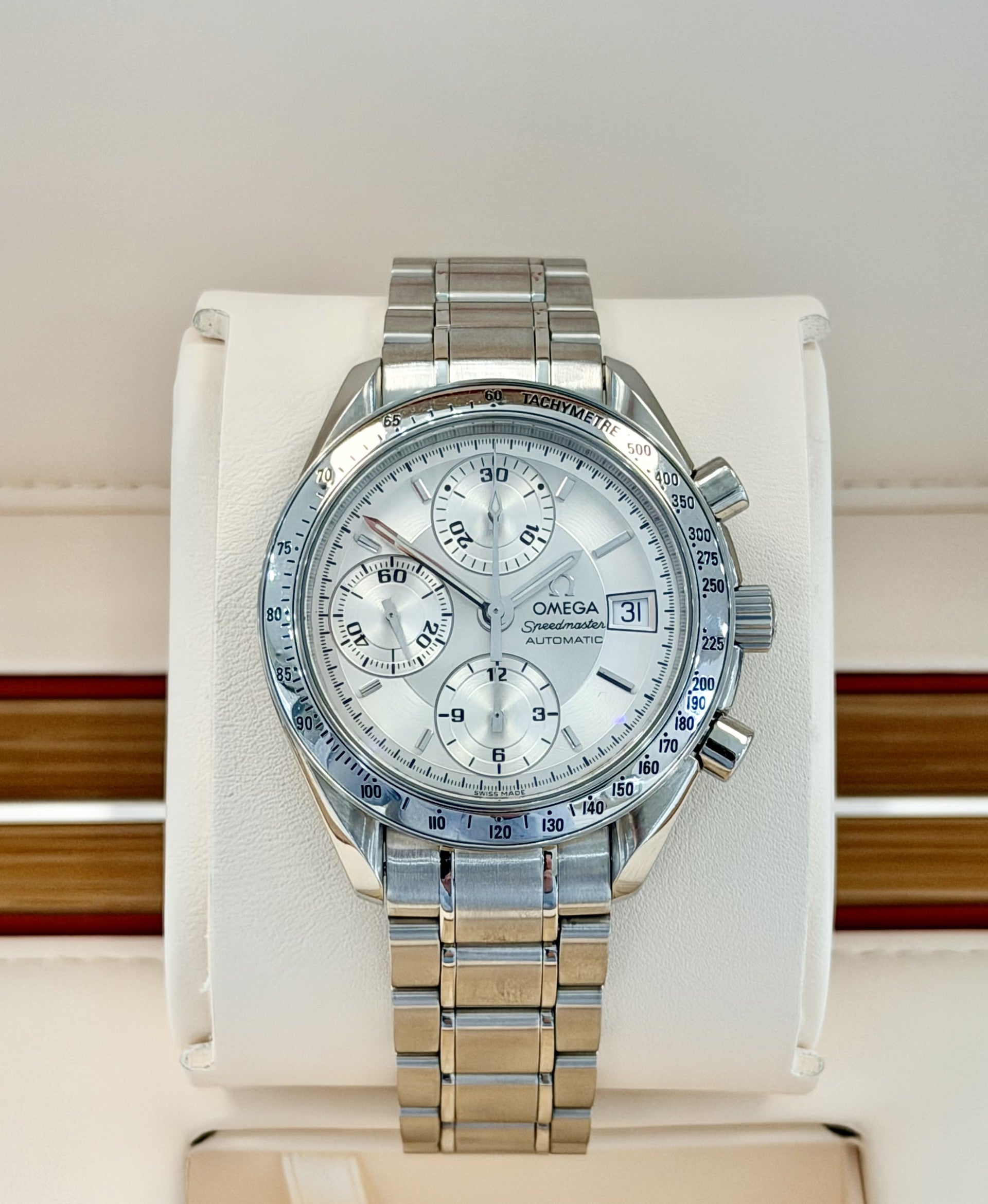 Omega Speedmaster 39 mm Silver Dial
