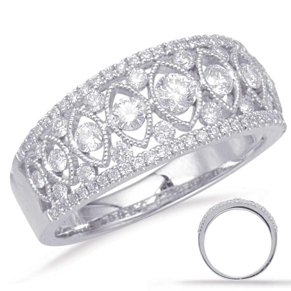White Gold Diamond Fashion Ring