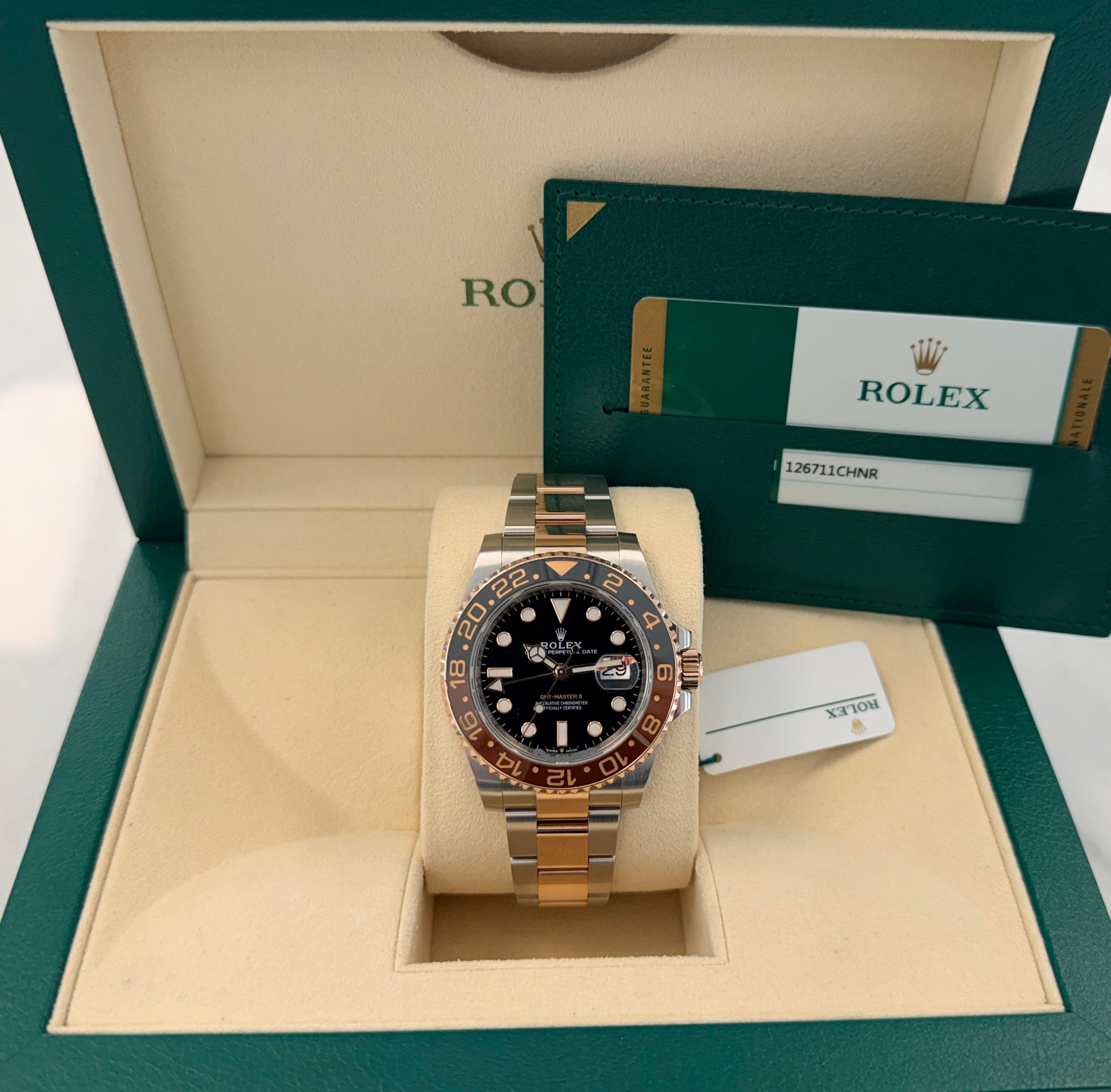 2018 Rolex GMT-Master II Rootbeer 126711CHNR