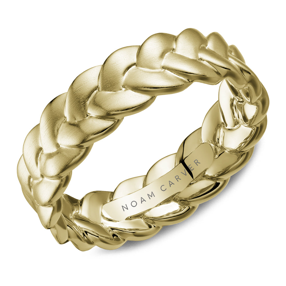 14K Yellow Gold Men's Wedding Band