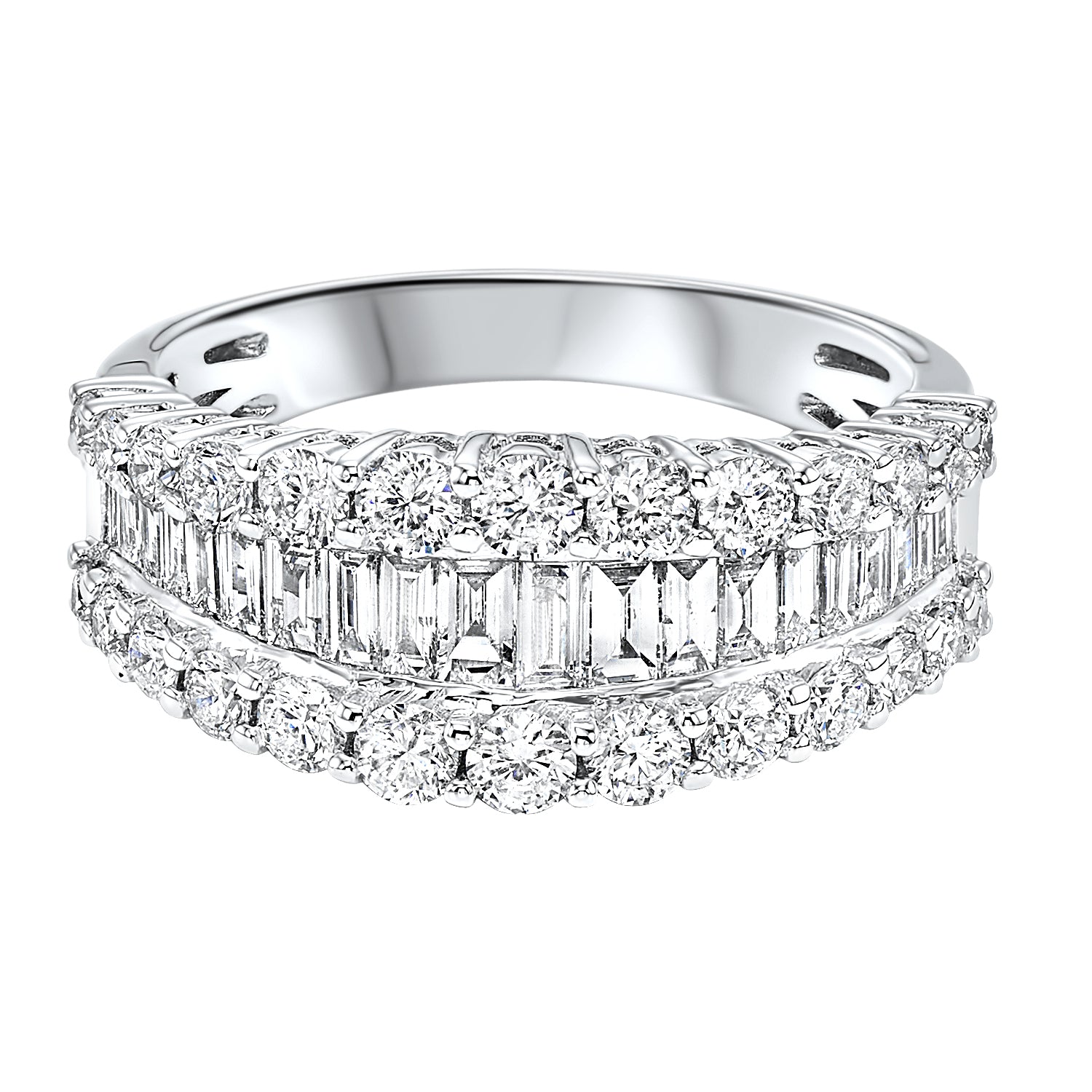14Kt White Gold Diamond 1Ctw Ring