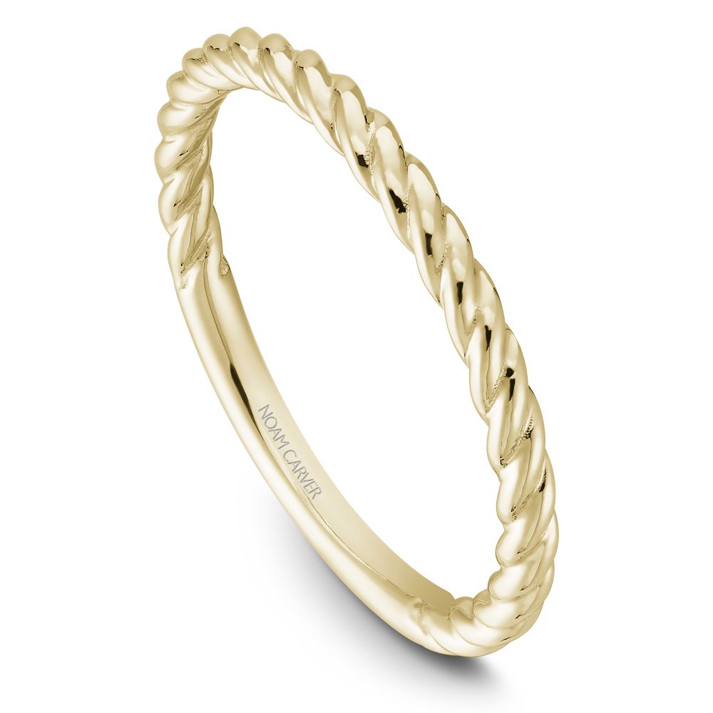 Noam carver 14k yellow gold twisted band