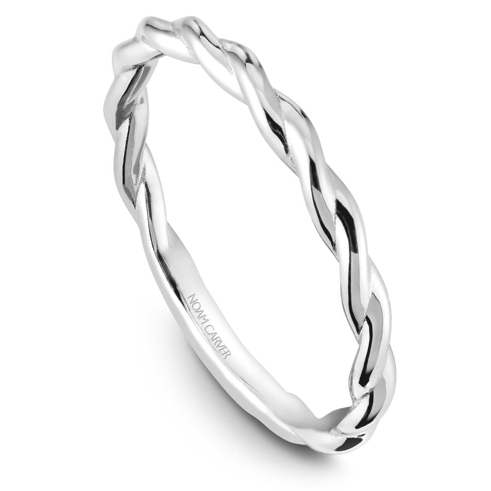 Noam carver 14k white gold twisted band