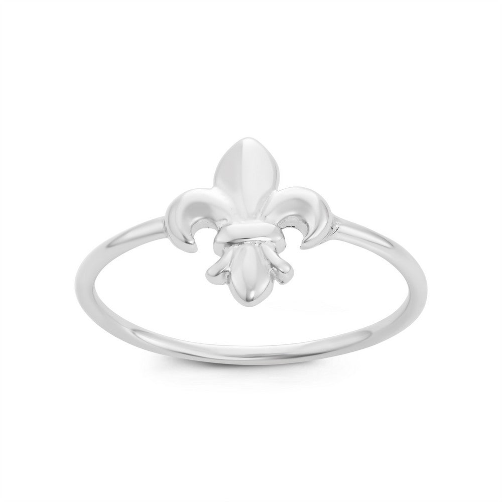 Sterling Silver Fleur-de-Lys Ring
