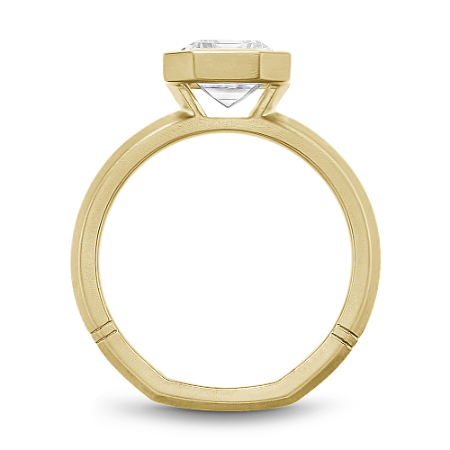 14K Yellow Gold Engagement Ring-Setting Only