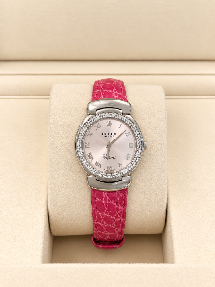 18K WHITE GOLD ROLEX CELLINI 6671/9