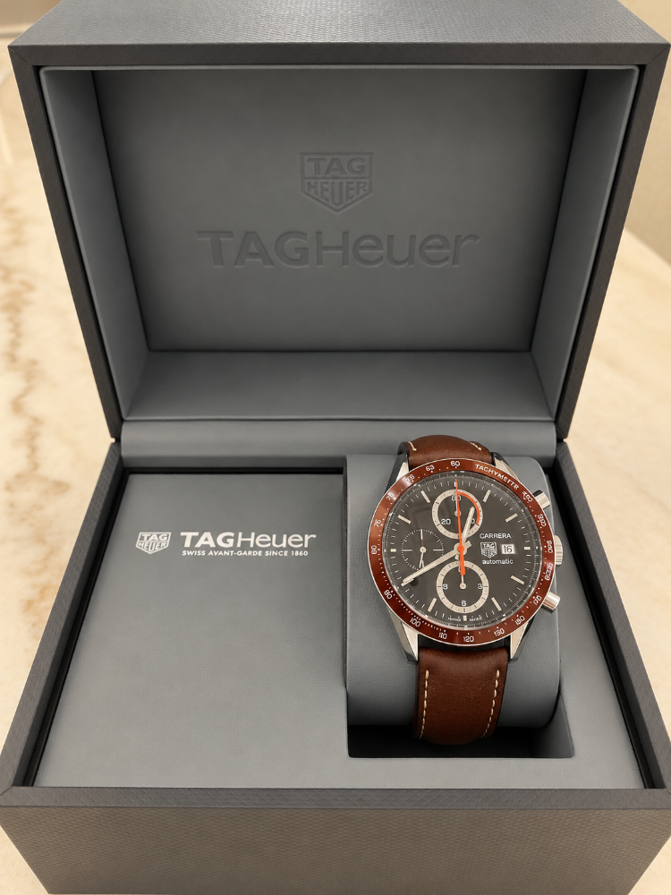 TAG HEUER CARRERA CALIBRE 16 AUTOMATIC CHRONOGRAPH CV2013.FC6234