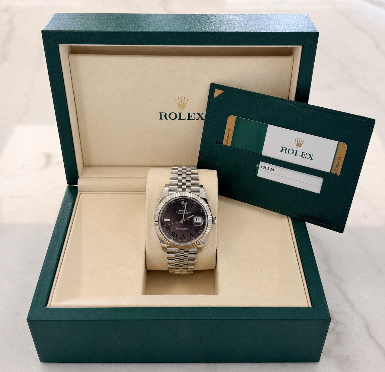 2018 Rolex Datejust 41 Wimbledon 126334