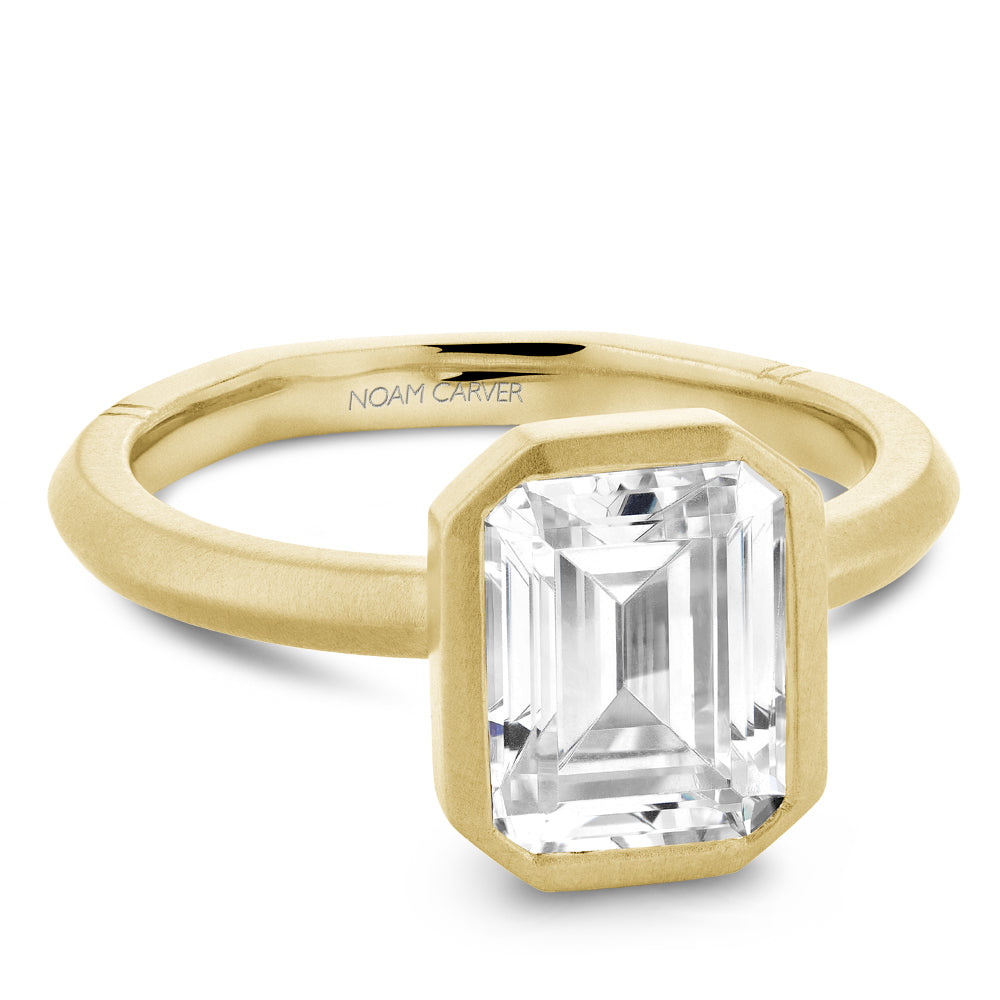 14K Yellow Gold Engagement Ring-Setting Only