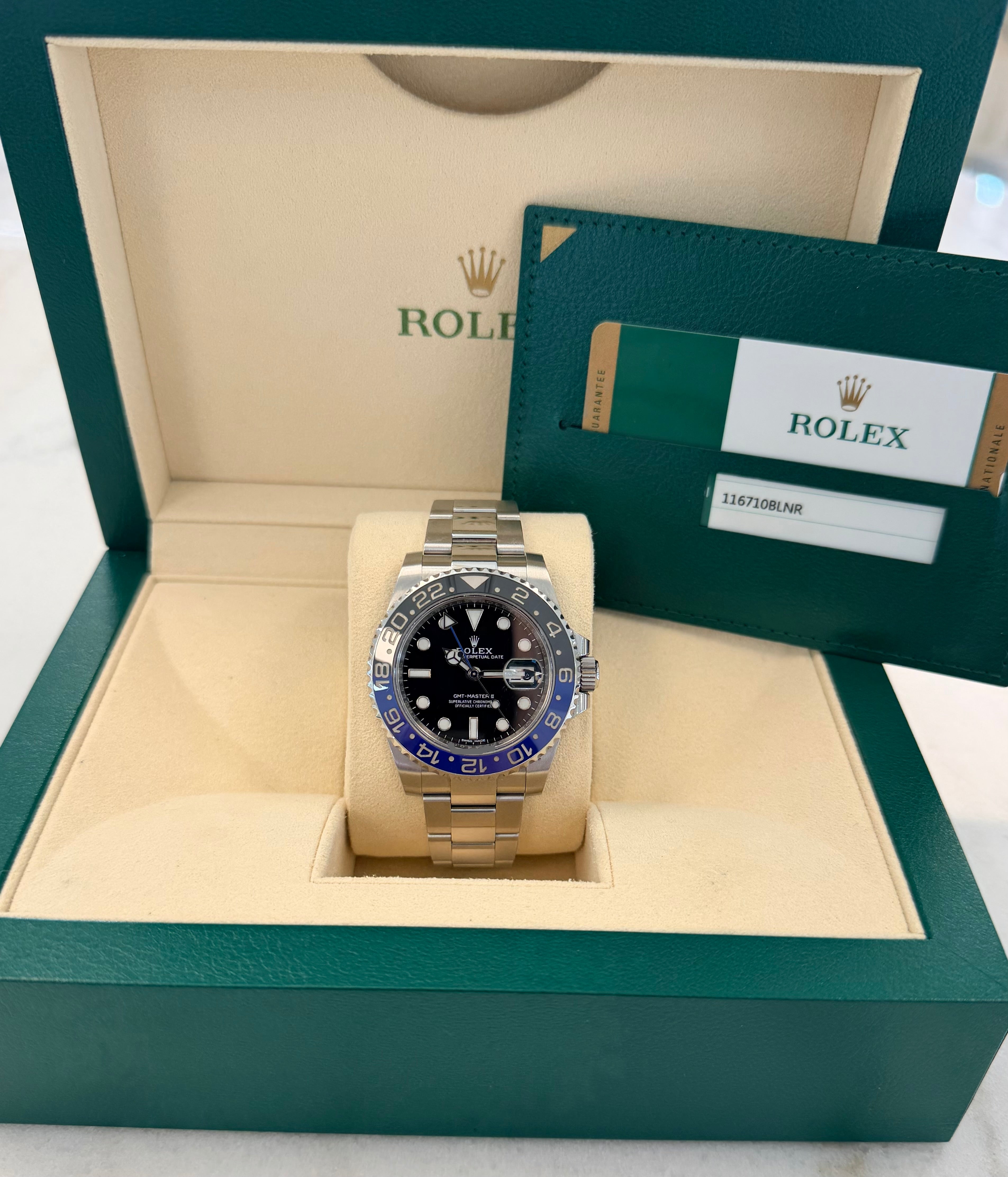 2017 Rolex GMT-Master II Batman 116710BLNR