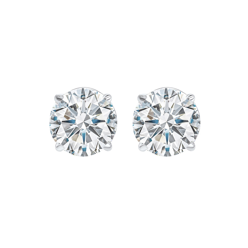 14Kt White Gold Diamond 1Ctw Earring