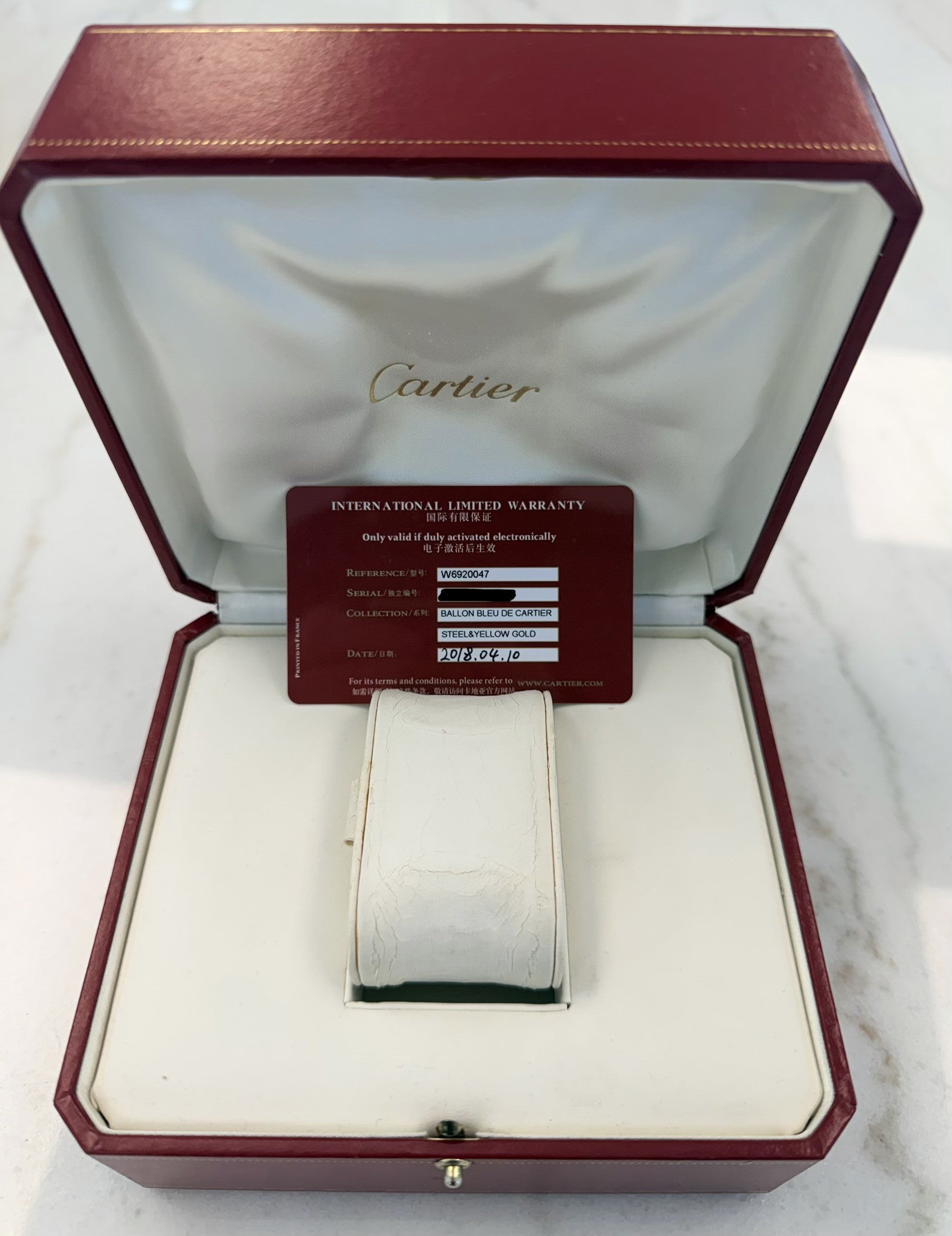 2018 Ballon Bleu de Cartier W6920047