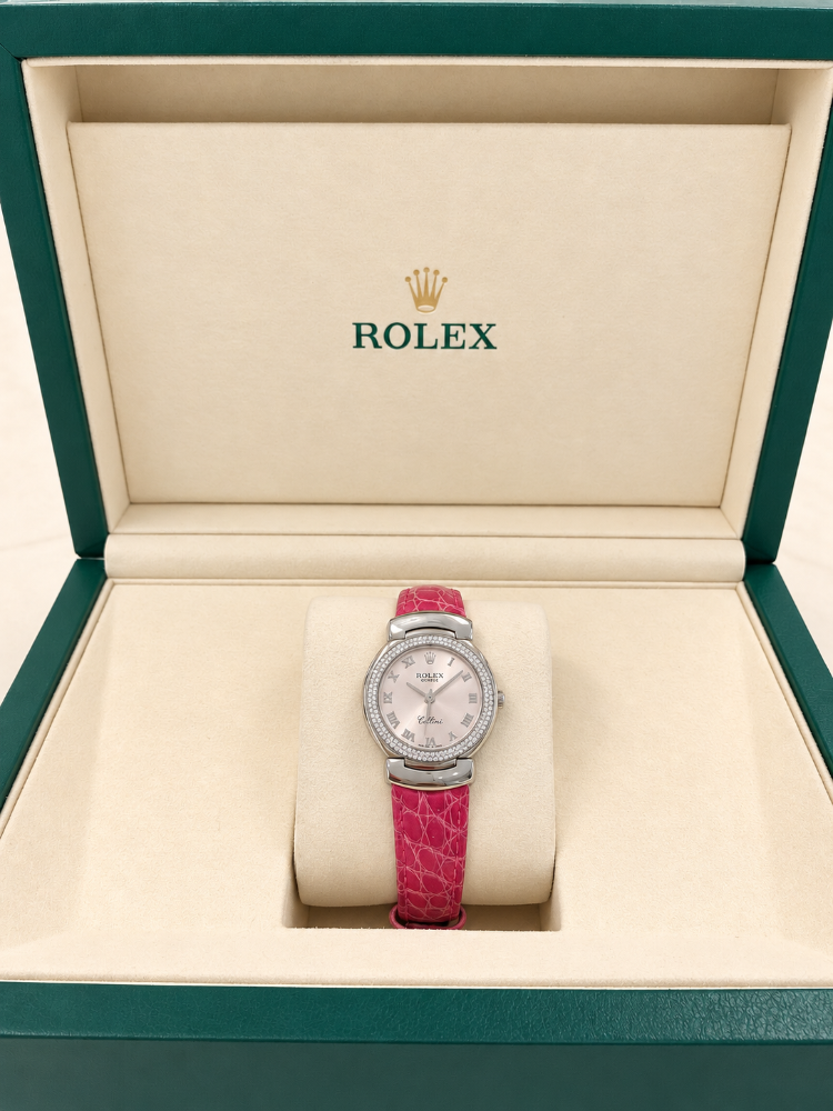 18K WHITE GOLD ROLEX CELLINI 6671/9
