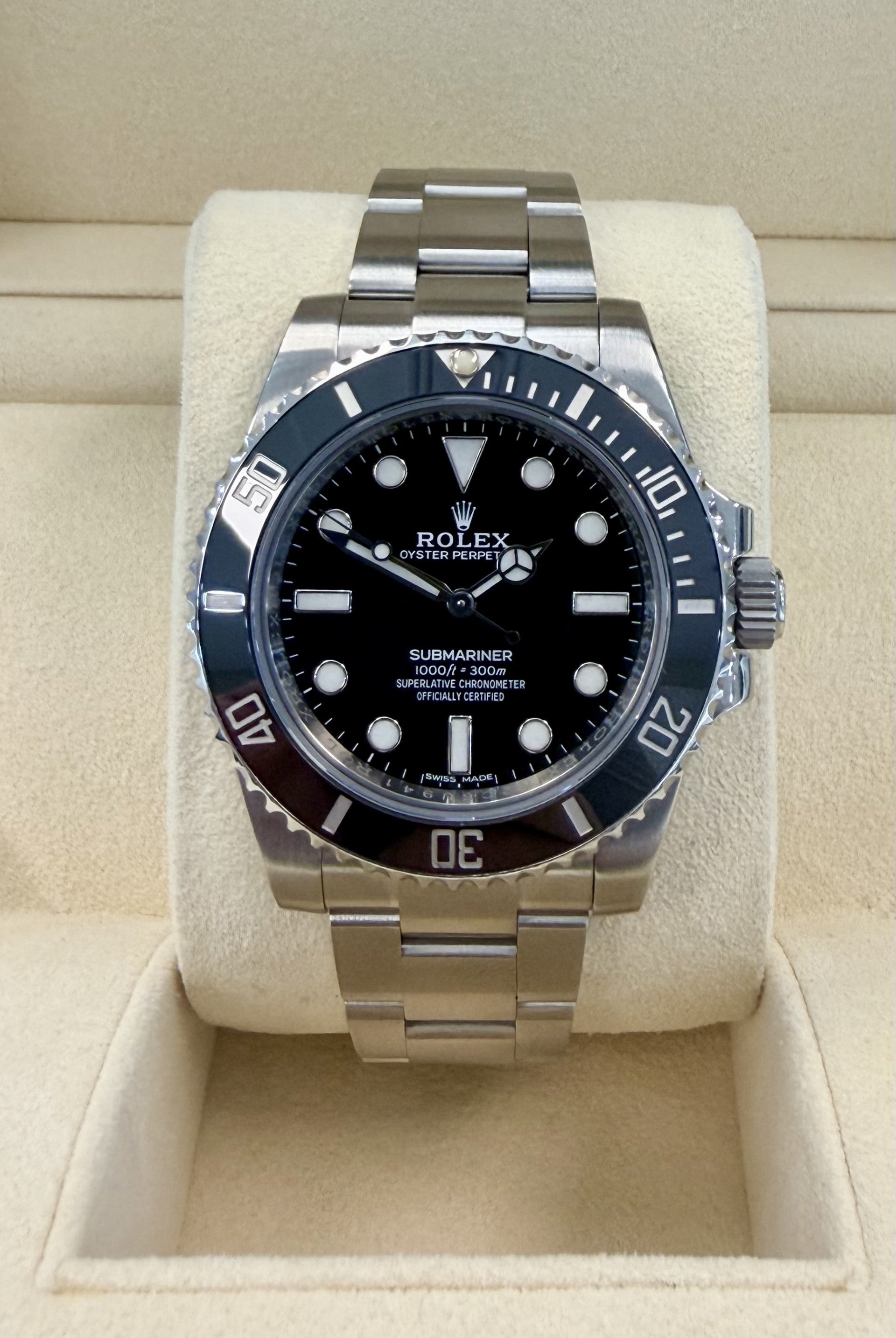 2018 Rolex Submariner No Date 114060